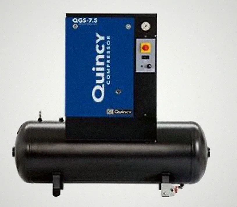 2024 New Quincy QGS-7.5 Rotary Screw Air Compressor 7.5 HP with 60 Gallon Tank
