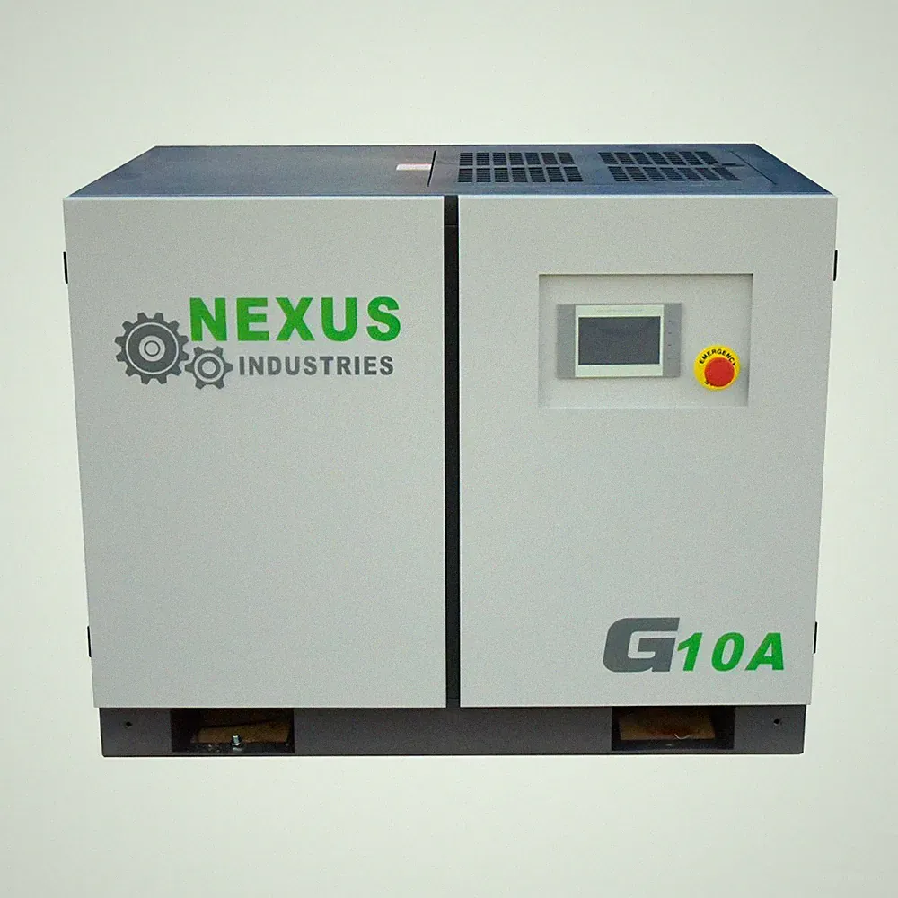 34CFM 10HP Industrial Rotary Screw Air Compressor 230V Automation Touch Screen A