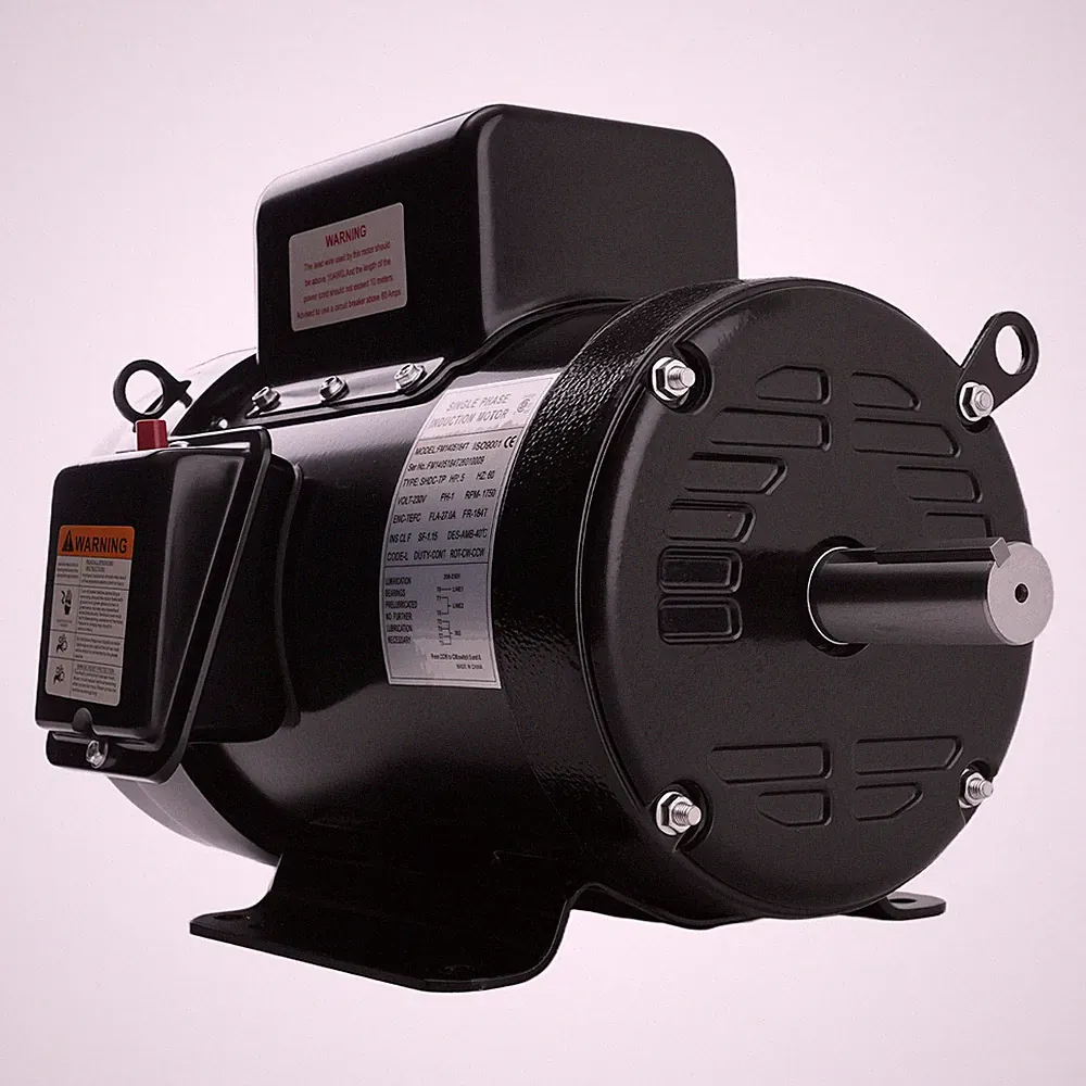 5HP 1750RPM Air Compressor Electric Motor 184T Single Phase TEFC 208-230V