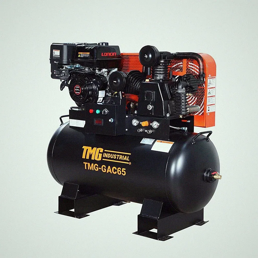 60Gal Horizontal 2-Stage Air Compressor, 14HP G420F, 18.5 CFM at 175 PSI