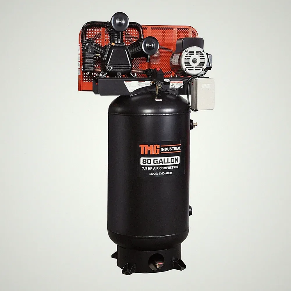 7.5HP 80-Gallon Electric Air Compressor for Automotive Shops & Garages
