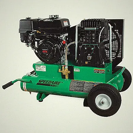 Speedaire As2-Ph08-08G Gas Air Compressor, 9.0 Hp, 17.5 Cfm Max