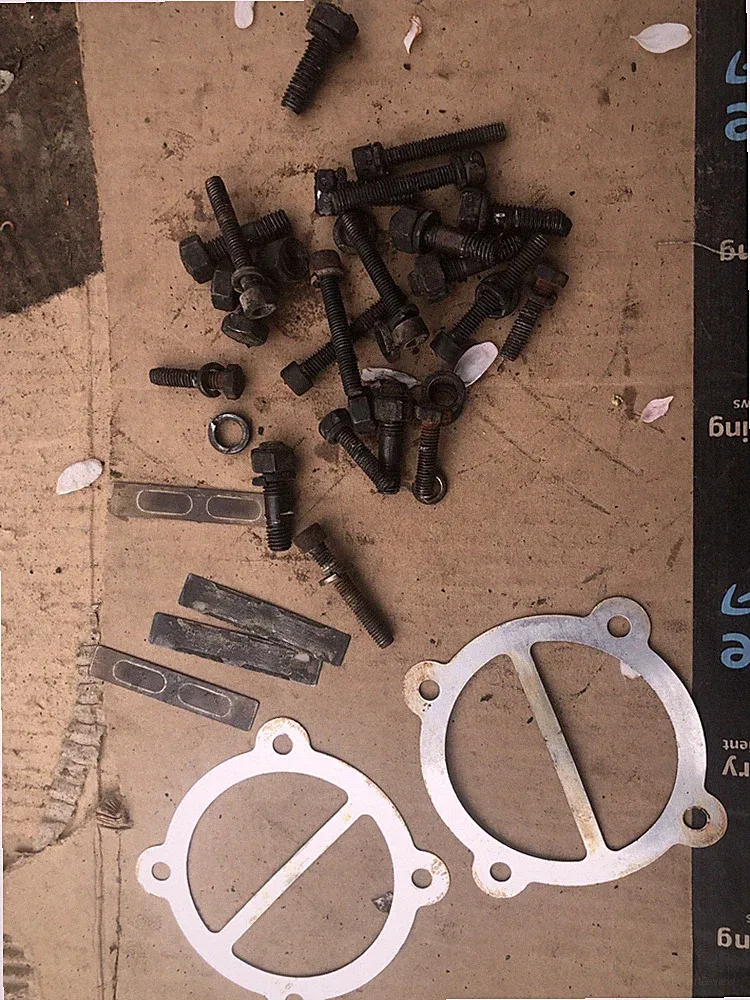 TITAN AIR COMPRESSOR INDUSTRIAL 5.5 HP TWIN CYLINDER PUMP TAC-2T PARTS LOT